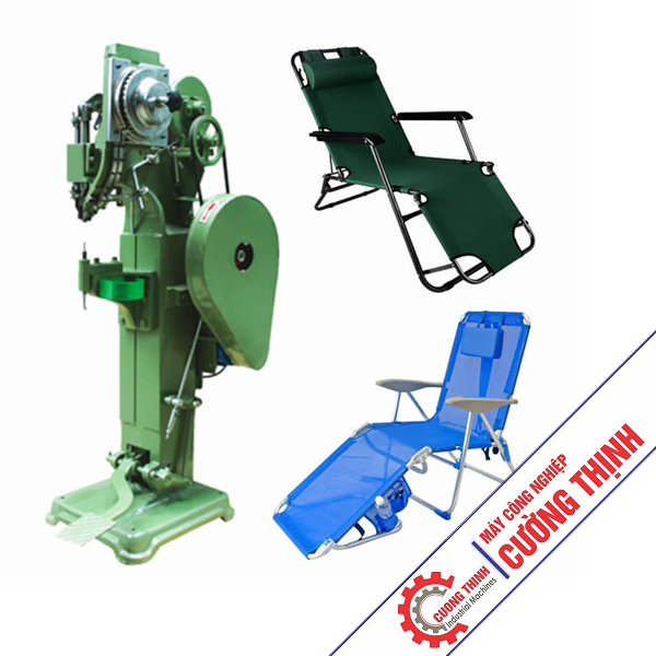 Máy tán đinh cấp phôi tự động cho ghế gấp RMJ12A2 Cường Thịnh