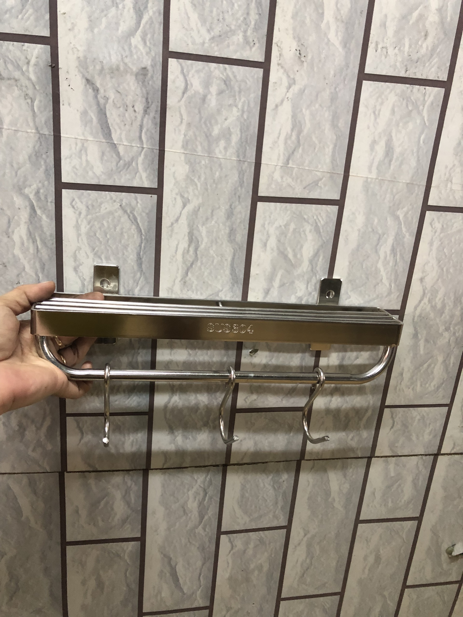 Dụng Cụ Máng Dao Inox 304 (40 x 12 cm)