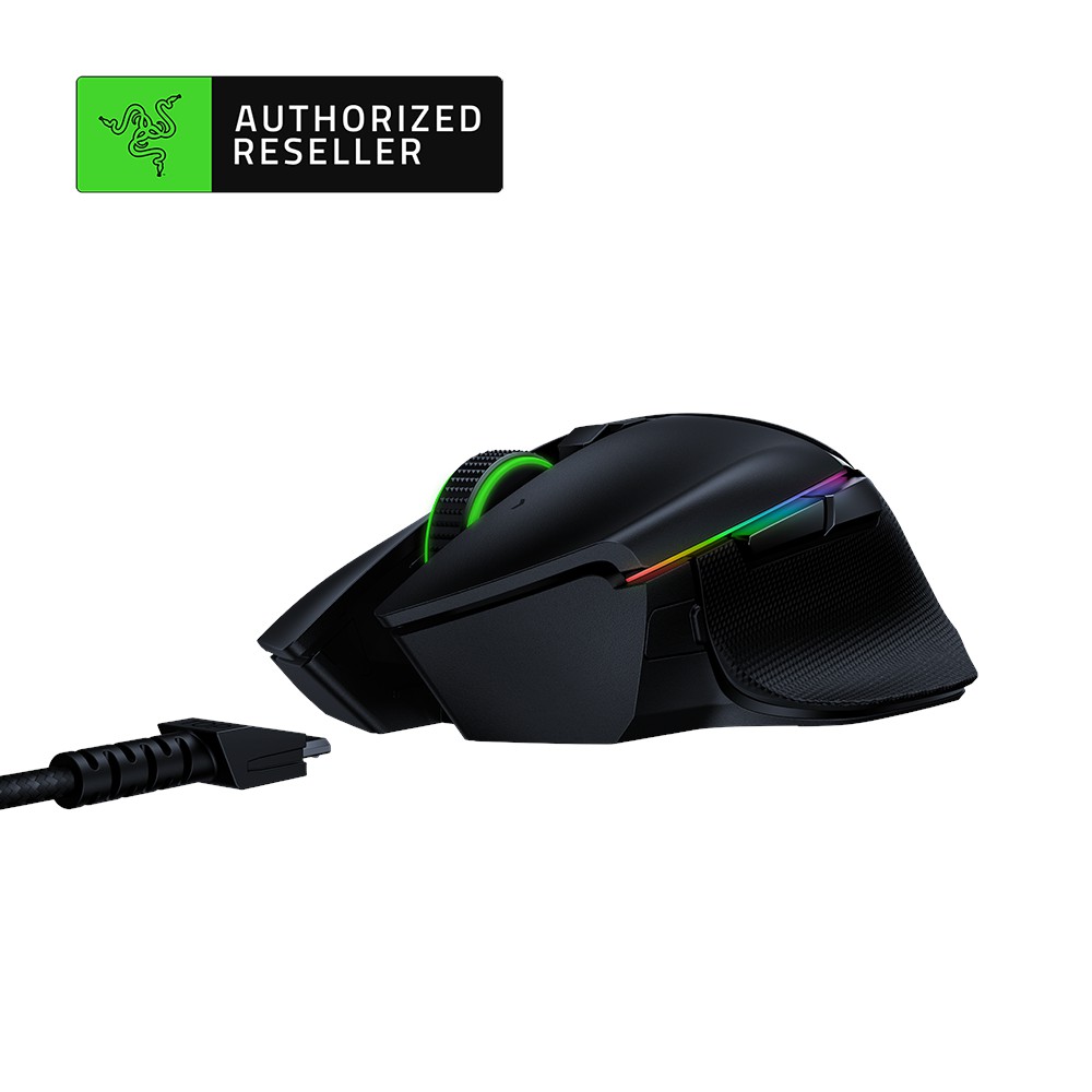 Razer Basilisk Ultimate Wireless Gaming Mouse with 11 Programmable Buttons &amp; Charging Dock Hàng nhập khẩu