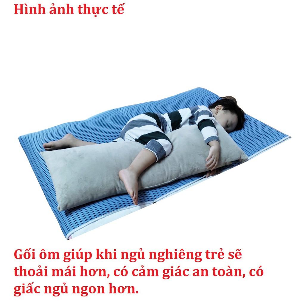 Gối ôm cho bé 30x80cm vải lông nhung cao cấp thương hiệu laube