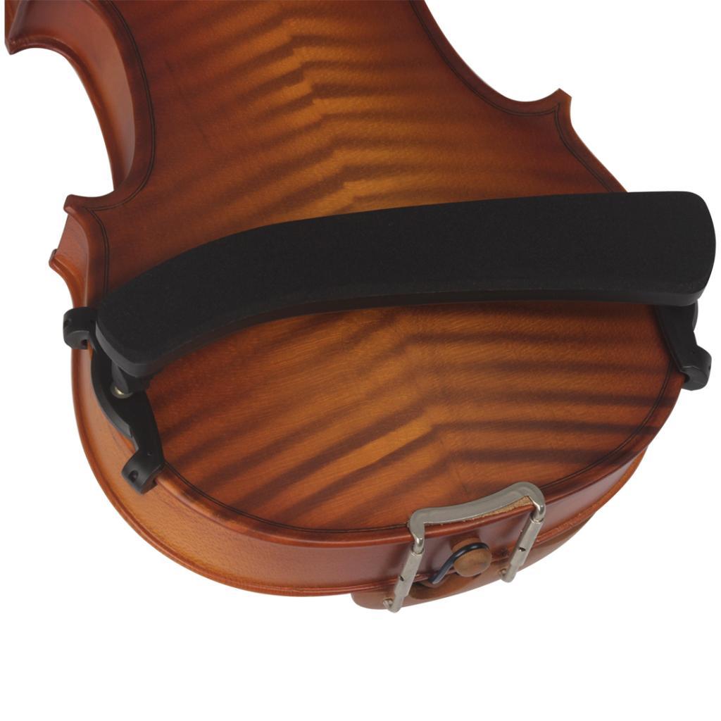 Durable Black Plastic Violins Fiddle Shoulder Rest for 3/4 4/4 Violin