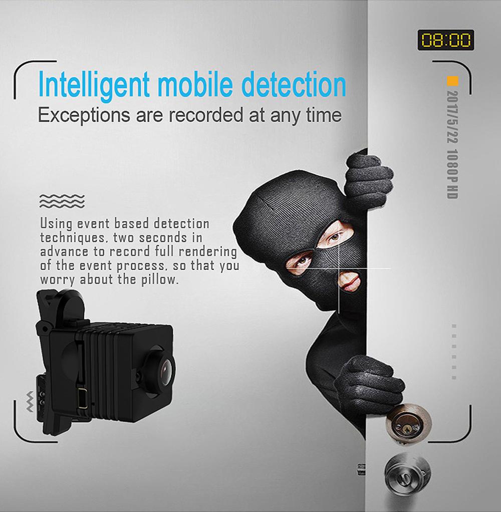 SQ12 Mini Camera HD 1080p Nút ống kính mở rộng góc quay máy quay máy quay phim thể thao DVR Vision Vision Vision Camera