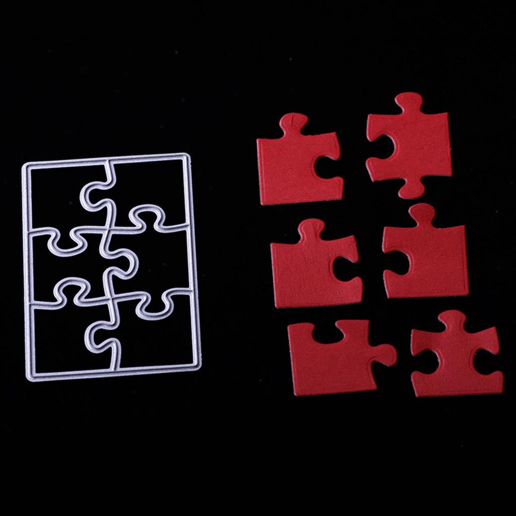 Jigsaw Puzzle Metal Stencils Die Cutting Template Dies Embossing Folder DIY