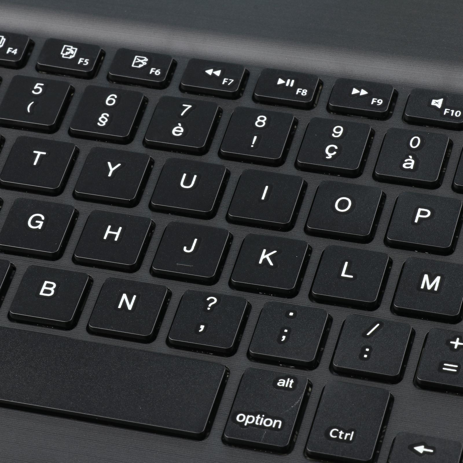 Portable Bluetooth Keyboard with Mouse 78 Keys French for Tablet Smartphone