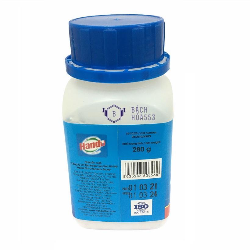 Bột thông cống Hando 280g hộp lớn siêu mạnh - Thông tắc cống, ống thoát nước, bồn rửa mặt