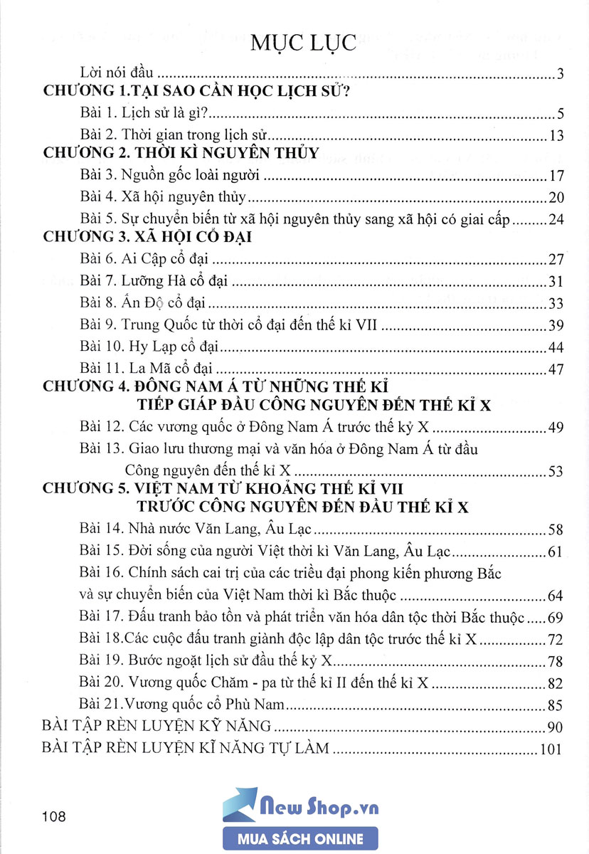 Hướng Dẫn Trả Lời Câu Hỏi Và Bài Tập Lịch Sử Lớp 6 (Bám Sát SGK Chân Trời Sáng Tạo)