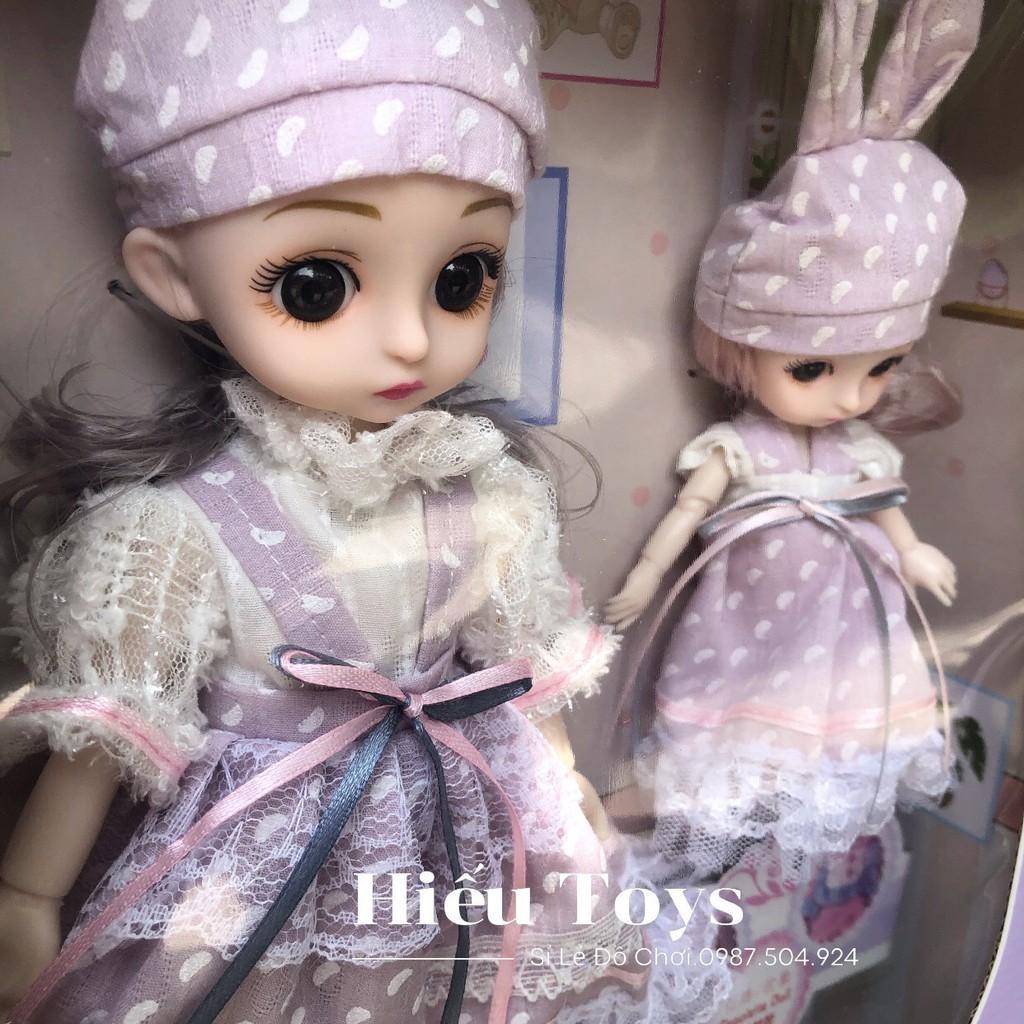Búp Bê Barbie Hộp Búp Bê Chị Em 30cm Có Khớp Kèm Nhạc Hát Đồ Chơi Búp Bê Cho Bé Gái