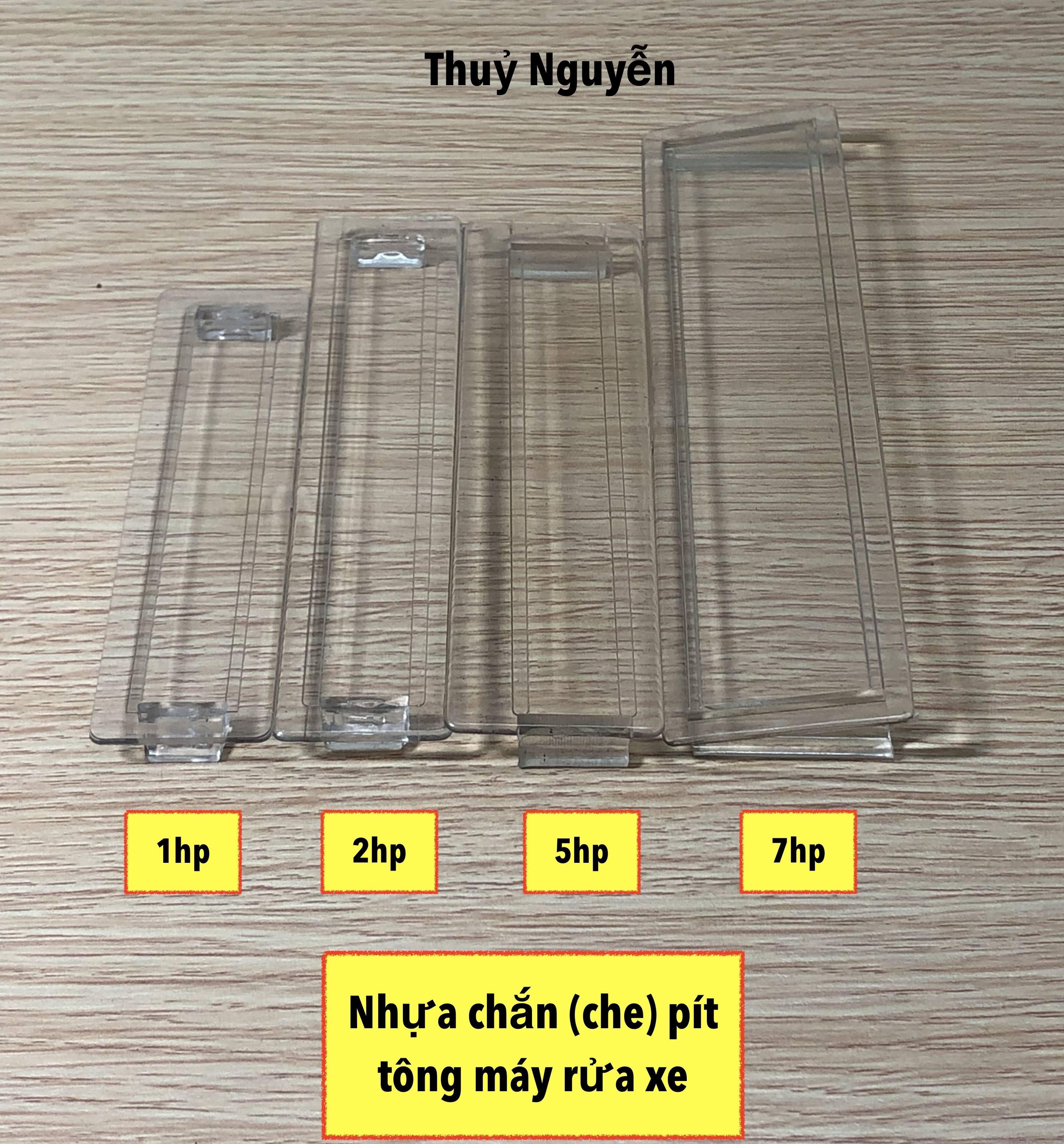 Nhựa che pít tông máy rửa xe 1hp, 2hp, 5hp và 7hp