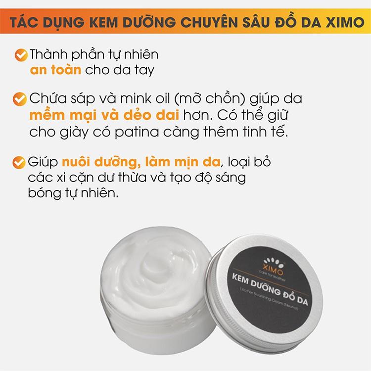 Kem dưỡng đồ da chuyên sâu 80ml giúp bảo dưỡng, làm mới, tái tạo đàn hồi cho da giày, áo da, túi ví, ghế da XXI04