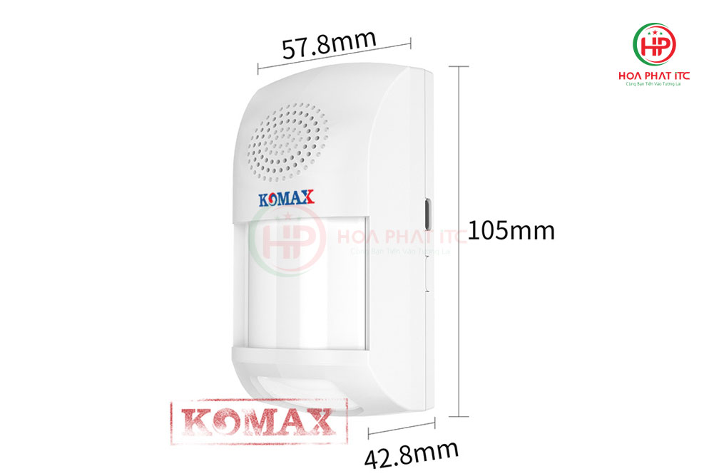 Báo động hồng ngoại dùng wifi Komax KM-X10