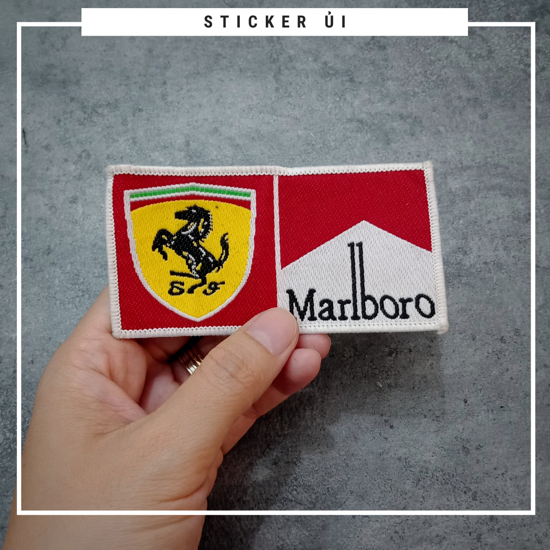 Phụ kiện trang trí áo thun tay lỡ unisex: Logo Sticker Patch Ủi Quần Áo, BALO, quần jogger chuẩn local brand streetstyle