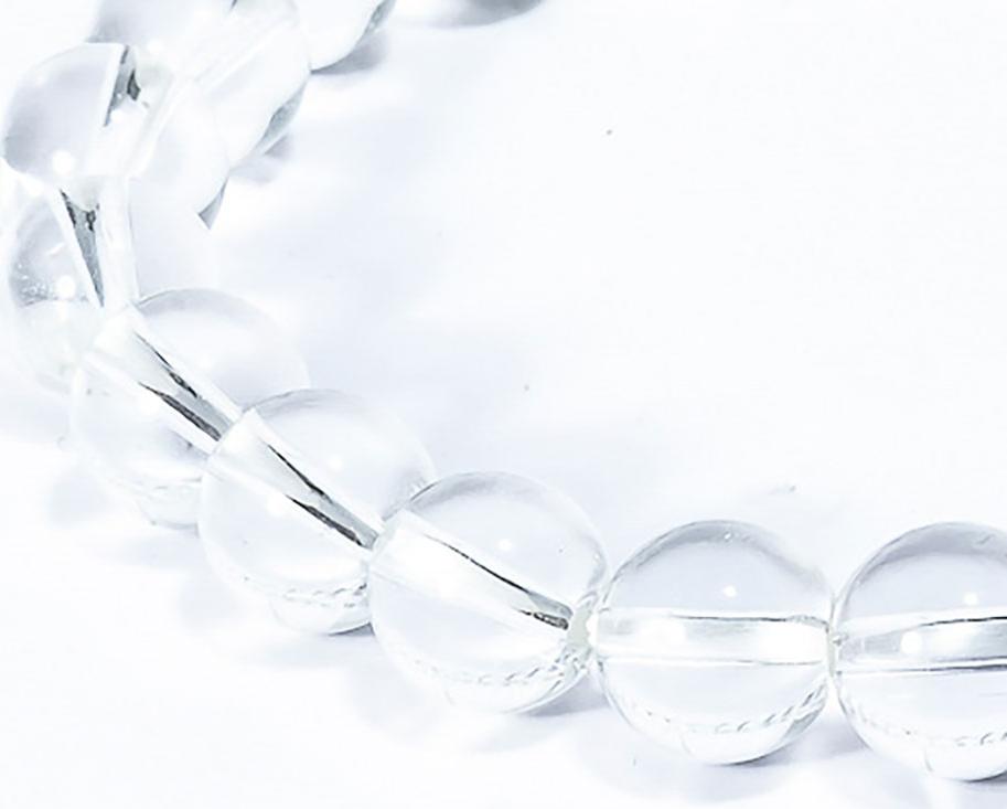 Vòng Tay Đá Thạch Anh Trắng (Clear Quartz) - BCLQ01 - Size 08mm, size 10mm - Phù hợp với cổ tay nữ - Cam kết đá tự nhiên không qua xử lí - Có kèm dây và hạt dự phòng - VIETGEMSTONES