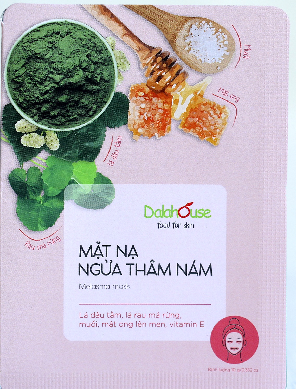 Combo thảo dược chăm sóc da mặt Dalahouse - 30gr - Trải nghiệm cảm giác chăm sóc da từ thảo dược thiên nhiên sấy lạnh cực kỳ an toàn