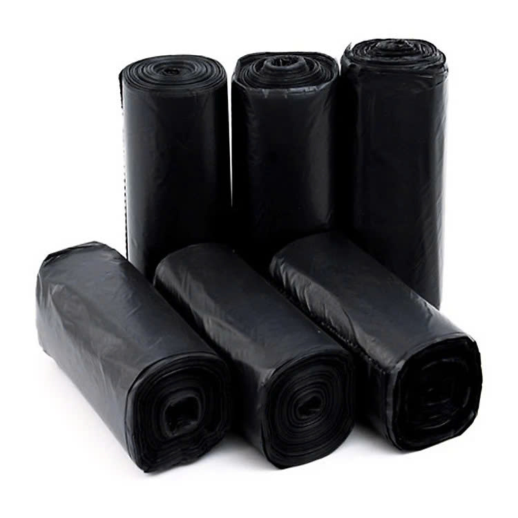 Combo 3 Cuộn Túi Đựng Rác Gia Đình, Bao Đựng Rác Văn Phòng, Trường Học Tiện Lợi Màu Đen Size Trung 55x65cm - Chính Hãng