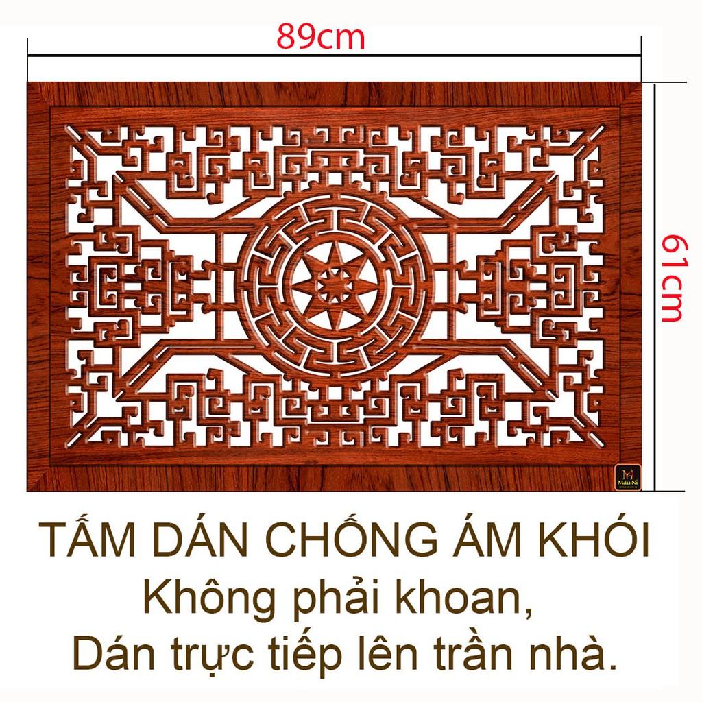 TẤM CHỐNG ÁM KHÓI dán phòng thờ,dán lên trần nhà, không phải khoan