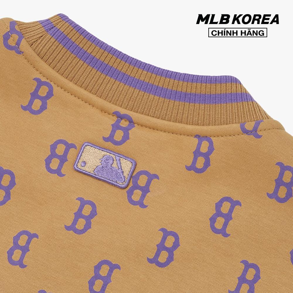 MLB - Áo sweatshirt tay dài phom suông Classic Monogram Front Brushed Overfit 3AMTM0926