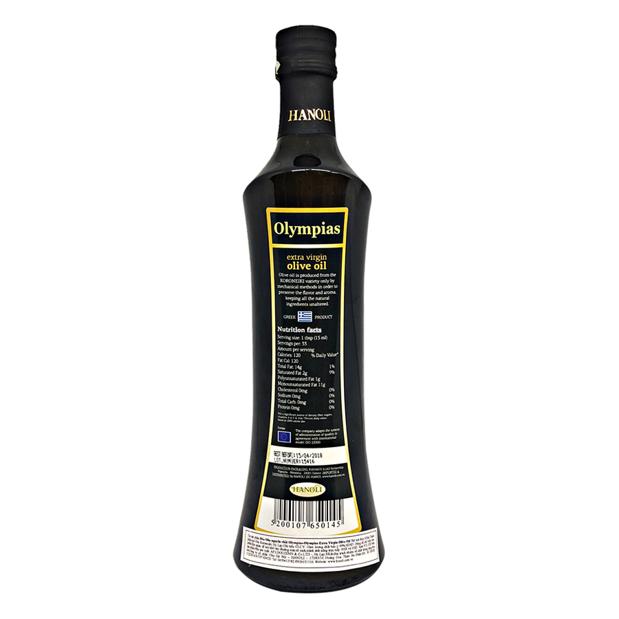 Dầu olive Olympias 500ml