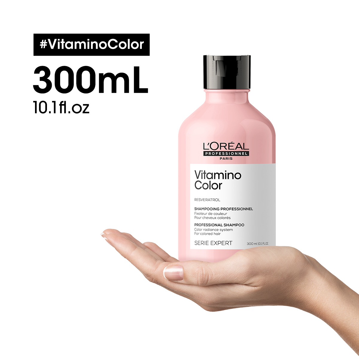 Bộ dầu gội xả chăm sóc tóc nhuộm L'oreal Serie Expert Vitamino color radiance 300ml + 200m