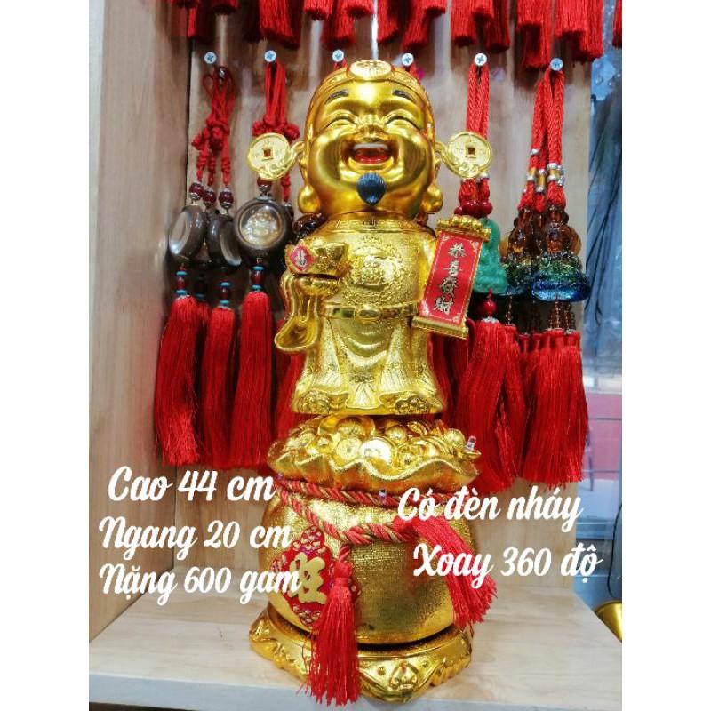 THẦN TÀI ĐỨNG HŨ VÀNG TRƯNG BÀY TRANG TRÍ