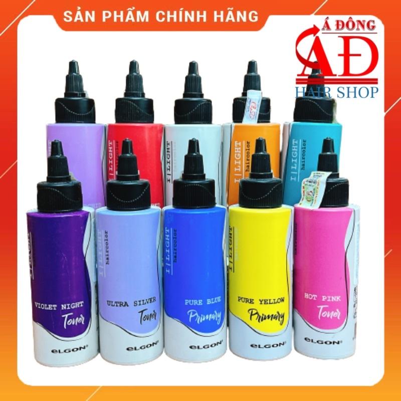 Thuốc nhuộm tóc I-light Elgon Italy free Anoniac cho tóc level sáng 9+ 100ml (Chai)