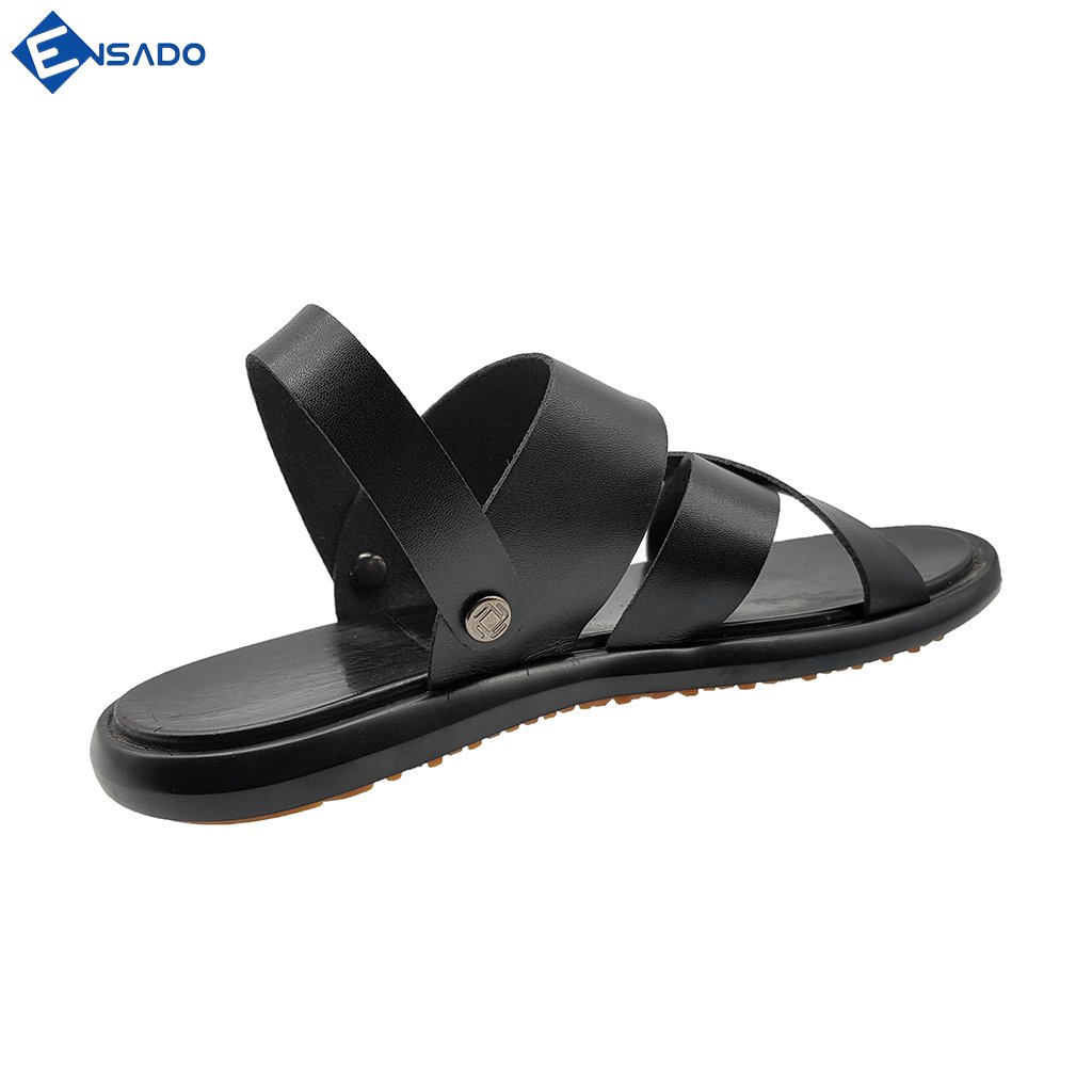 Giày Sandal Nam Da Bò Thật Cao Cấp Tối Giản Sang Trọng DE5216