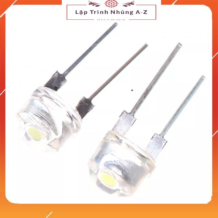[Lập Trình Nhúng A-Z][159] LED Trắng Siêu Sáng F8 8mm 0.5W