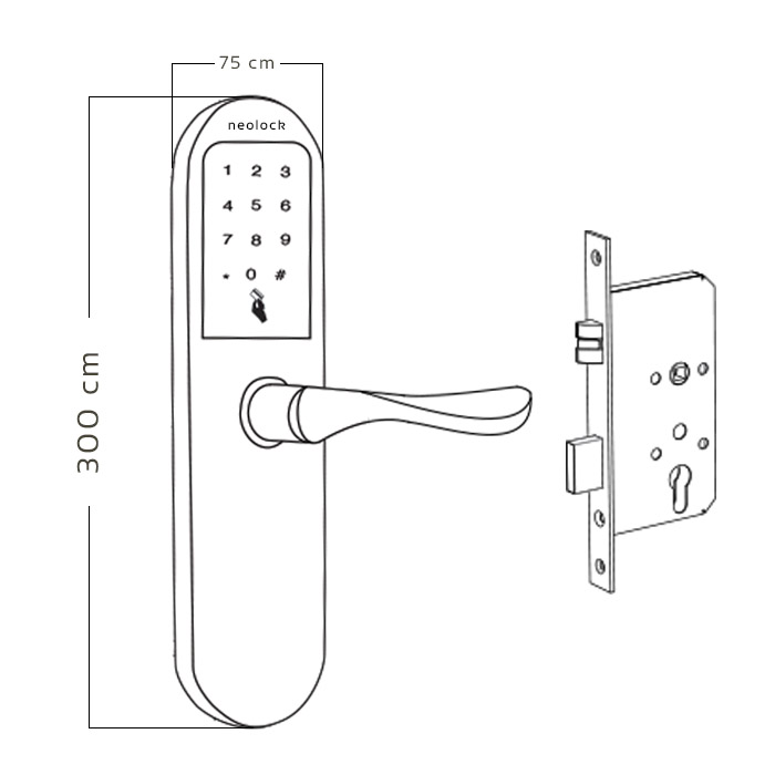 Khóa Cửa Thông Minh Neolock - neo2