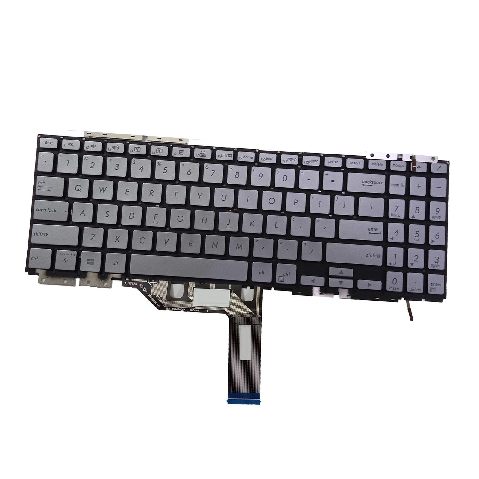 US English Keyboard with Backlit for UX562FD UX562Fdx Parts Components Good Performance Premium Material Durable