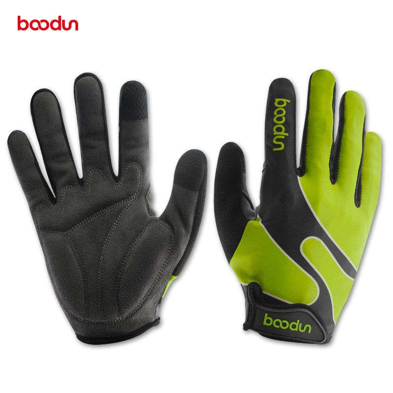Hàng Mới Về Xe Đạp Găng Tay Full Ngón Tay Lycra Chống Gió Thể Thao Ngoài Trời Găng Tay Nam Nữ Găng Tay Da Guantes Chạy Găng Tay