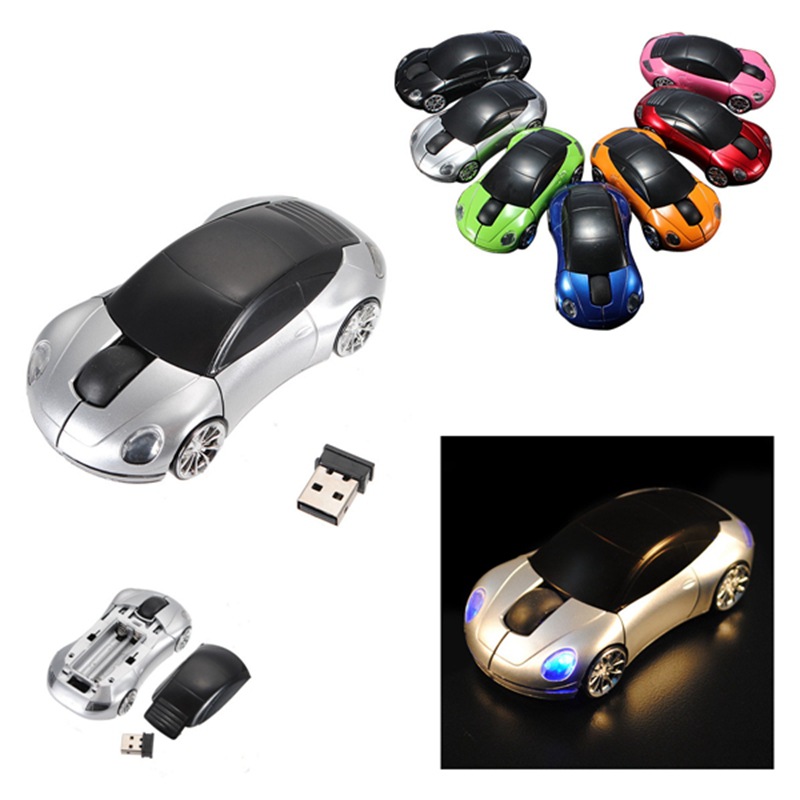 Chuột Không Dây Kết Nối Cổng USB Hình Xe Hơi 2.4ghz Porsche_3D