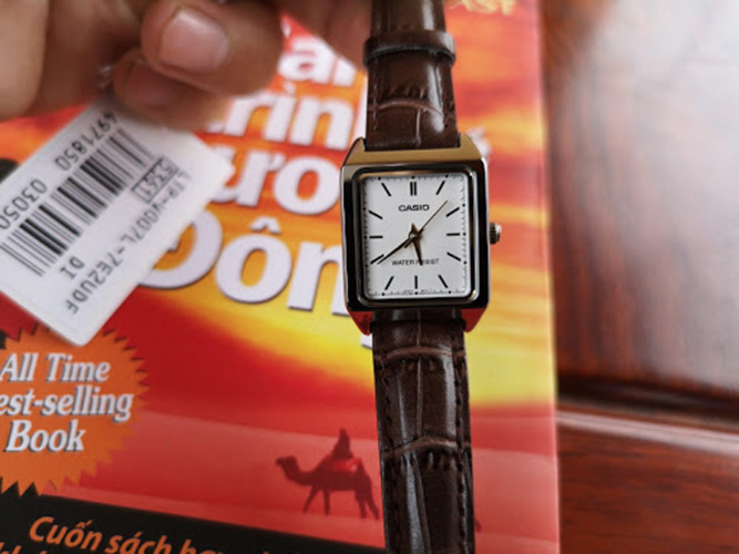 Đồng Hồ Nữ Dây Da Casio LTP-V007L-7E2UDF