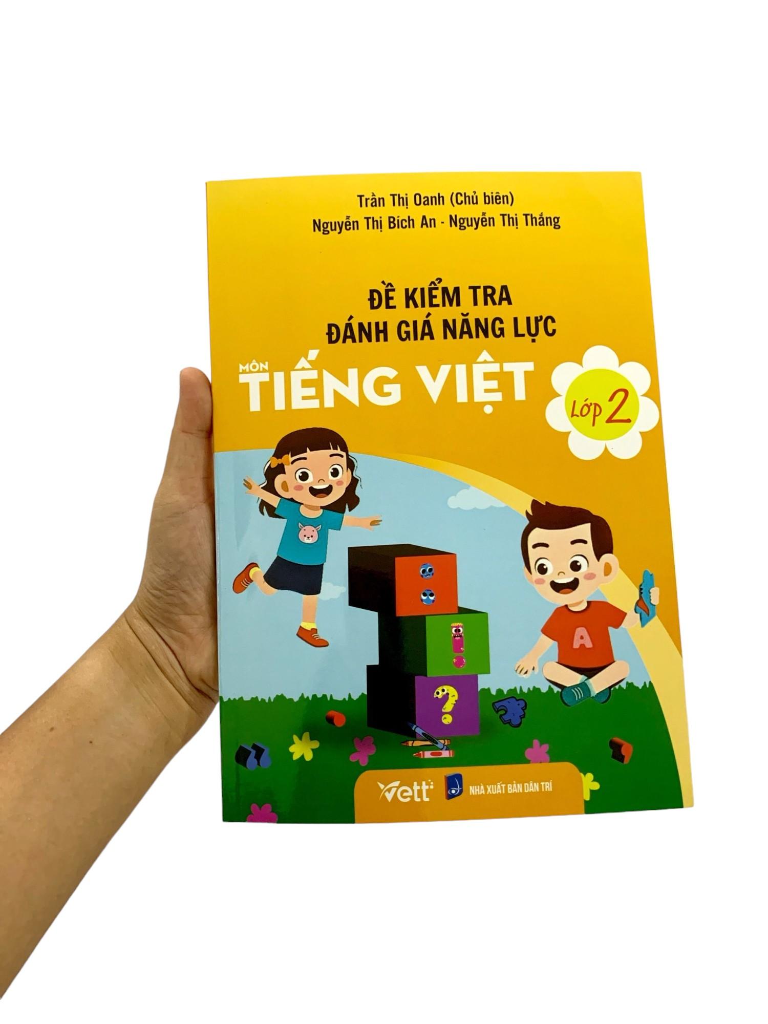 Đề Kiểm Tra Đánh Giá Năng Lực Môn Tiếng Việt - Lớp 2