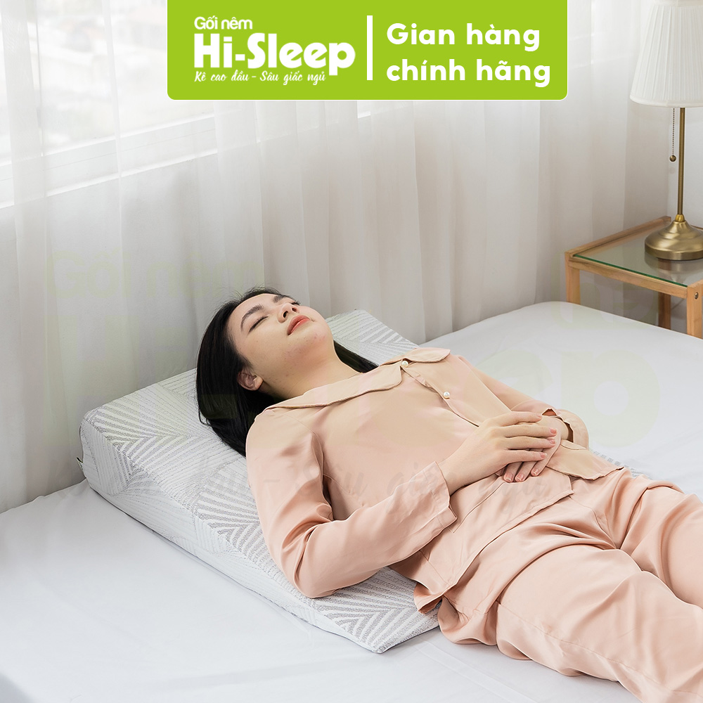 Hình ảnh GỐI CHỐNG TRÀO NGƯỢC DẠ DÀY CHO NGƯỜI LỚN HI-SLEEP - GIẢM VIÊM HỌNG, HO ĐÊM, NGHẸN CỔ, NUỐT VƯỚNG...