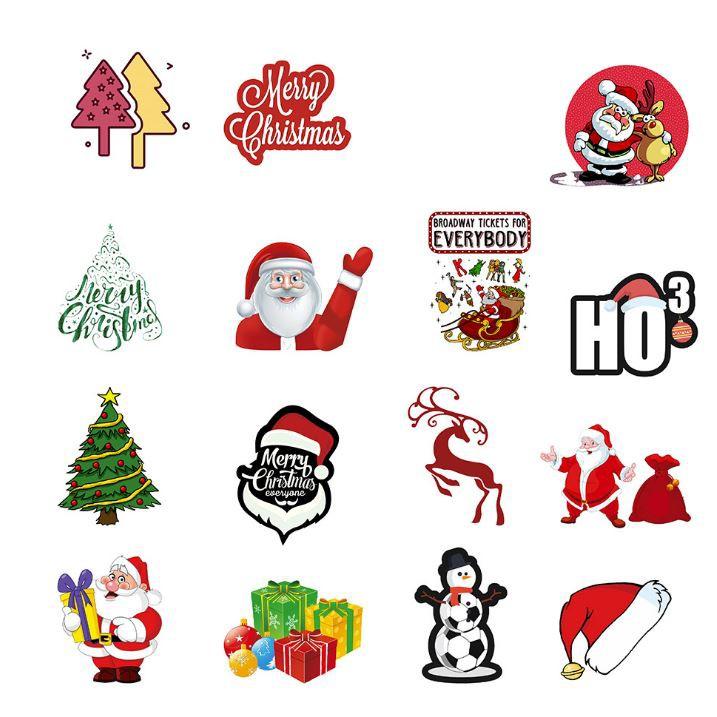 Sticker dán cao cấp GIÁNG SINH Cực COOL ms#81
