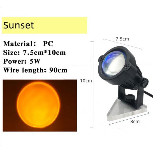 Sunset Lamp Projection Night Light Ambient Light EU Plug