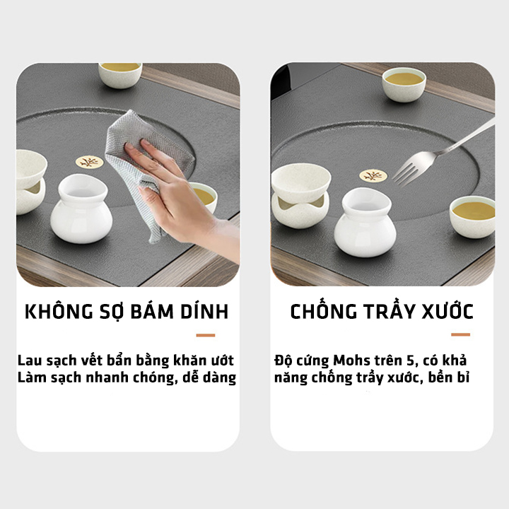 Bàn trà di dộng( không có ghế)