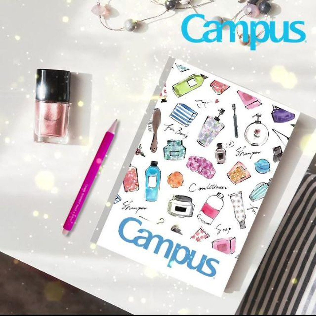 Vở A4 Campus Classy 200 trang - dòng kẻ ngang có chấm