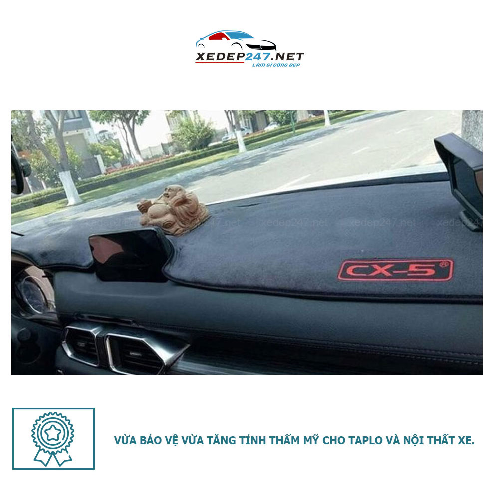 Thảm Taplo dành cho xe BMW 318i 2004 chất liệu Nhung
