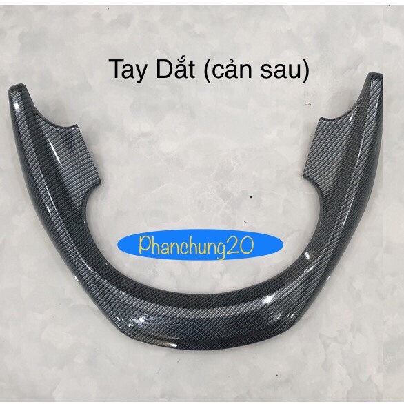 ỐP TAY DẮT DÙNG CHO ĐỜI XE YAMAHA GRANDE 2023 2024 CACBON