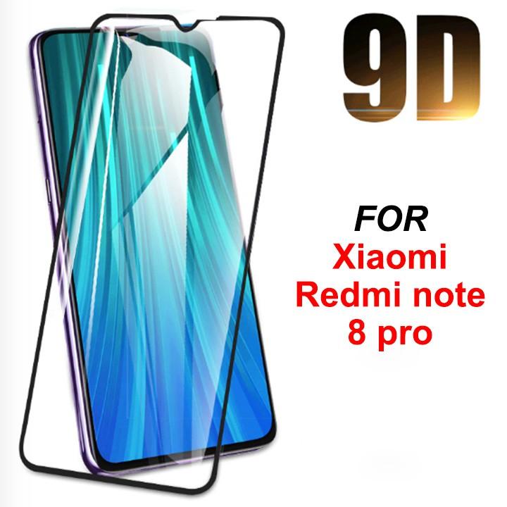 Miếng dán cường lực FULL màn hình dành cho Xiaomi Redmi Note 8 Pro màu đen