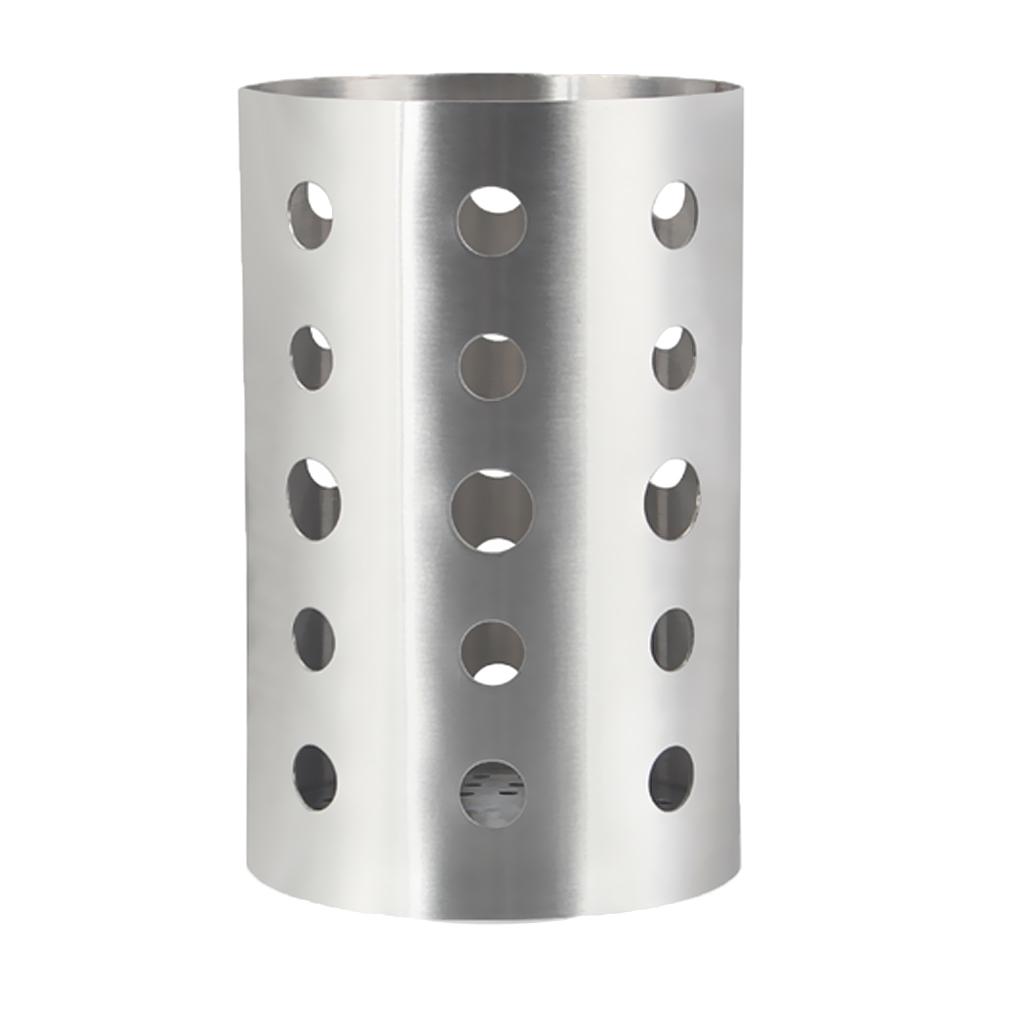 Kitchen Chopsticks Holder Spoon Fork Box Tableware Home Organizer Silver