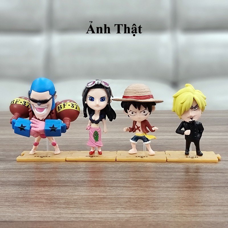 Mô Hình OnePiece Băng Hải Tặc Mũ Rơm. Combo Bộ 10 Nhân Vật. Mô hình Anime