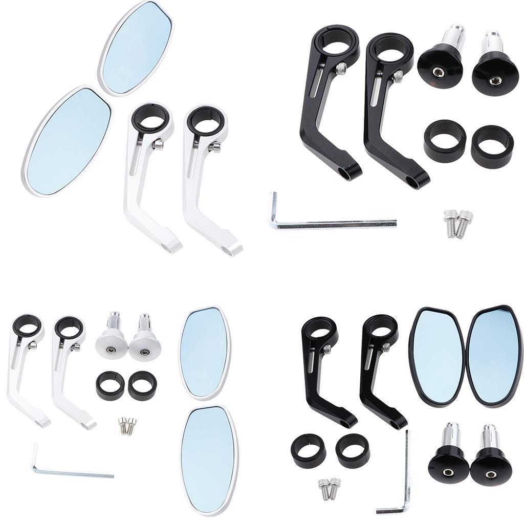 2 Pieces Motorcycle Side Mirror for Motorbike,Dirt Bike and Scooter