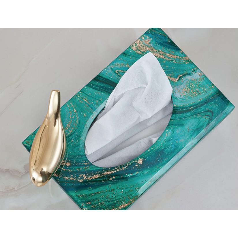 HỘP KHĂN GIẤY ĐỂ BÀN ĂN ĐỘC ĐÁO GOLDEN OCEAN - AsiaMart
