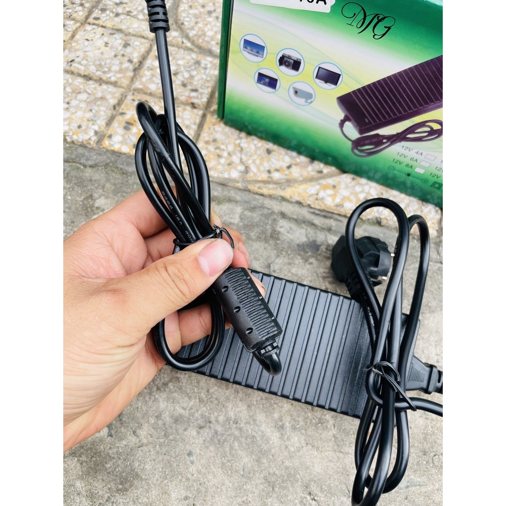 Nguồn ADAPTER 12V 10A dùng cho bơm mini, đèn led, camera. Cho dòng điện ổn định. Bảo hành 6 tháng