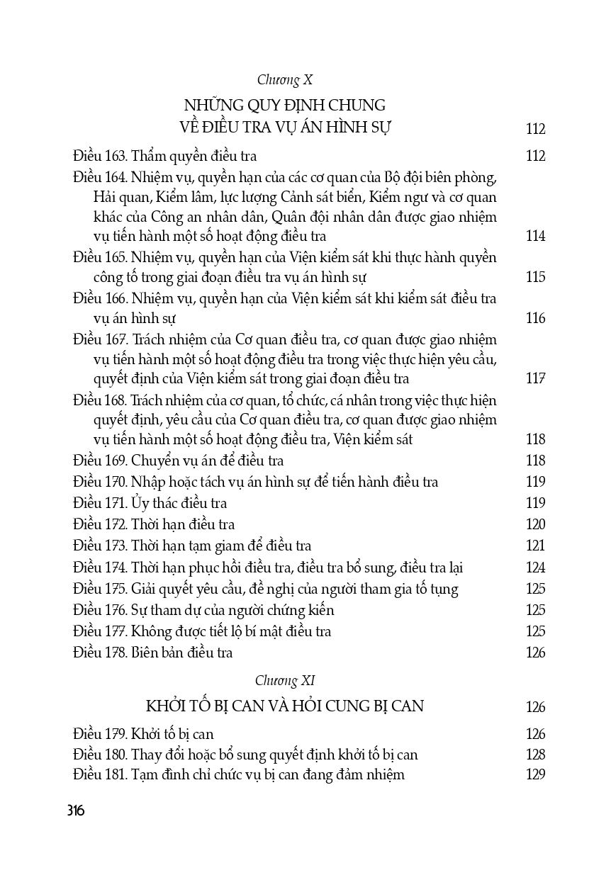 Bộ Luật Tố Tụng Hình Sự (Hiện Hành) (Sửa Đổi, Bổ Sung Năm 2021) (In trên giấy paper book; Mục lục trình bày chi tiết dễ dàng tra cứu)