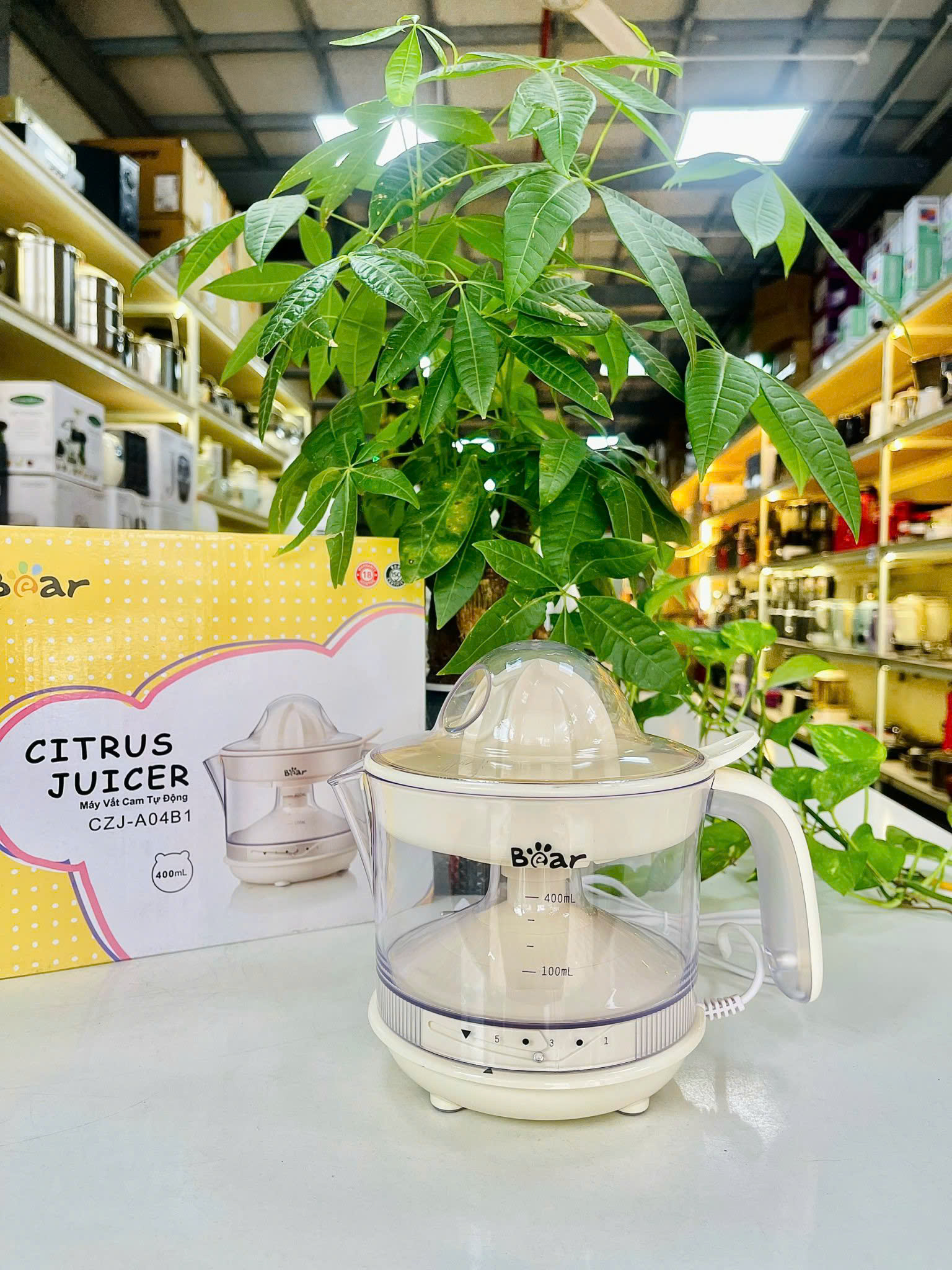 [Hàng chính hãng] Máy Vắt Cam Tự Động Bear CZJ-A04B1 - dung tích lên đến 400ml