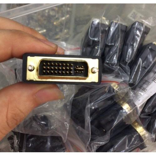 Đầu chuyển đổi DVI to HDMI loại 24+1/ 24+5 cho máy tính