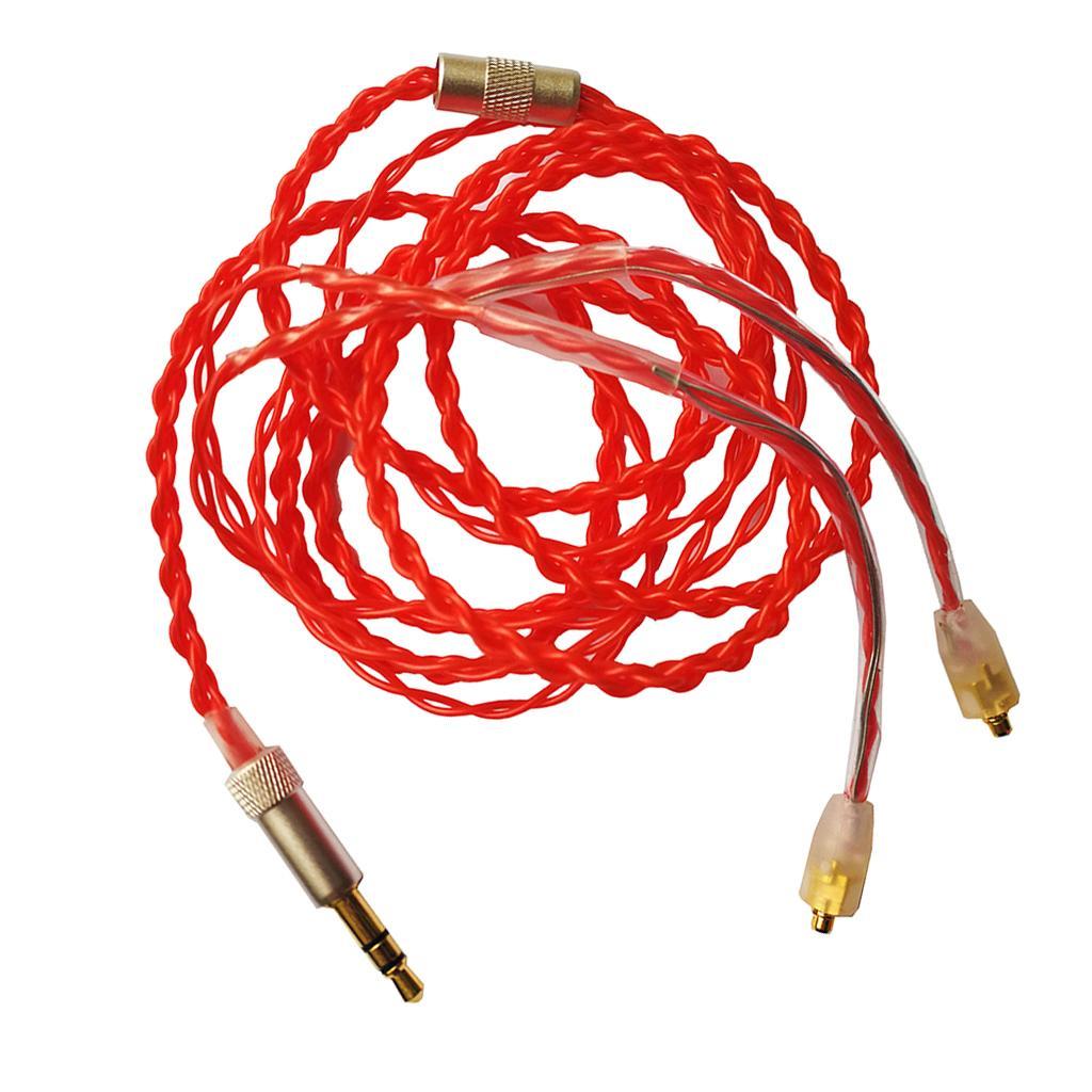 For Shure SE215 SE535 UE900 Earphones Replacement Upgrade Cable Audio Cord Exchange Hifi Headphone Extension Cable