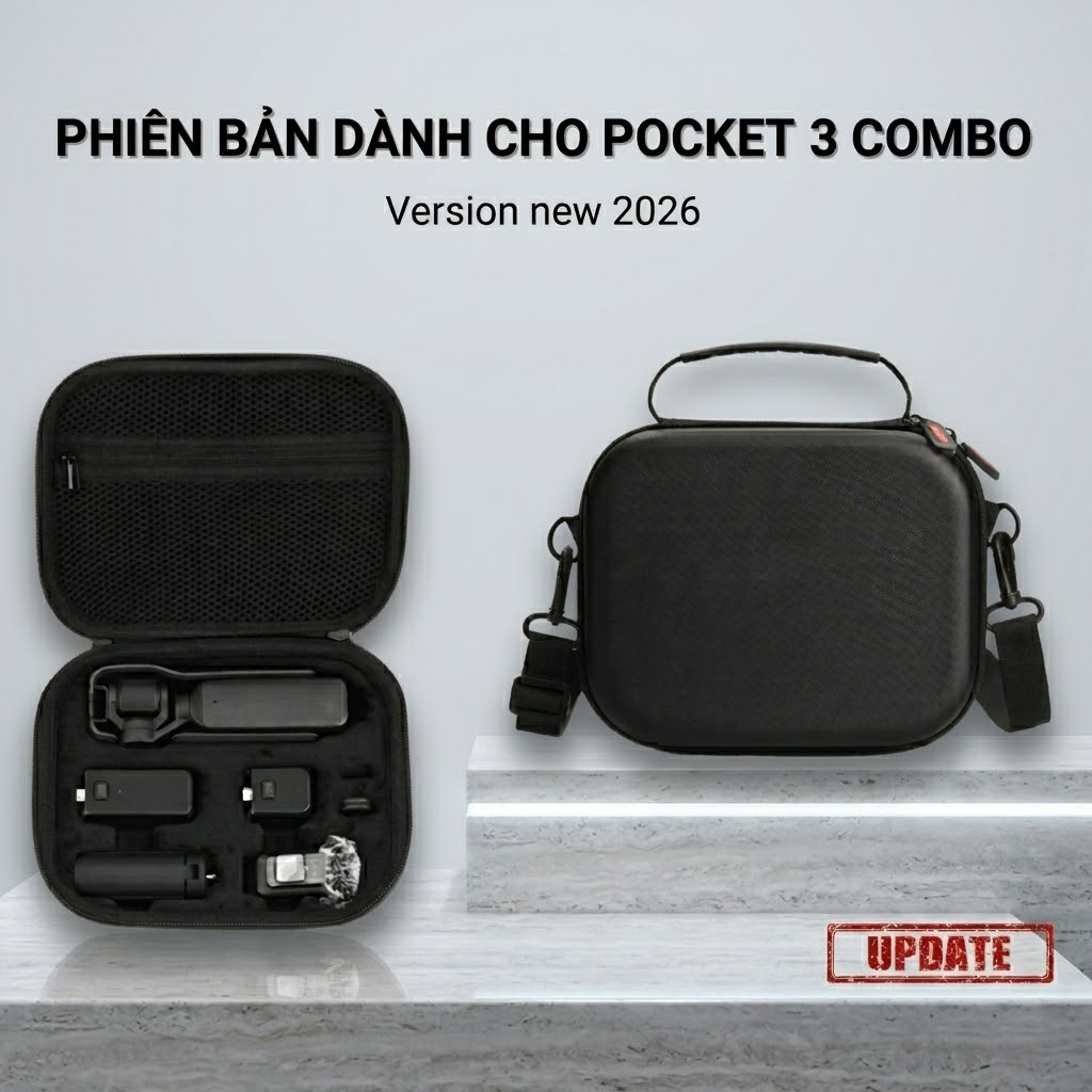 Túi đeo chéo chống sốc dành cho DJI Osmo Pocket 3 Camera túi đeo chéo đựng phụ kiện chống sốc dành cho osmo pocket 3 -  Hàng chính hãng